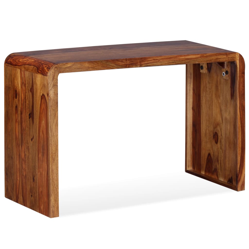 vidaXL Bočný stolík/stolík z masívneho sheesamového dreva, hnedý