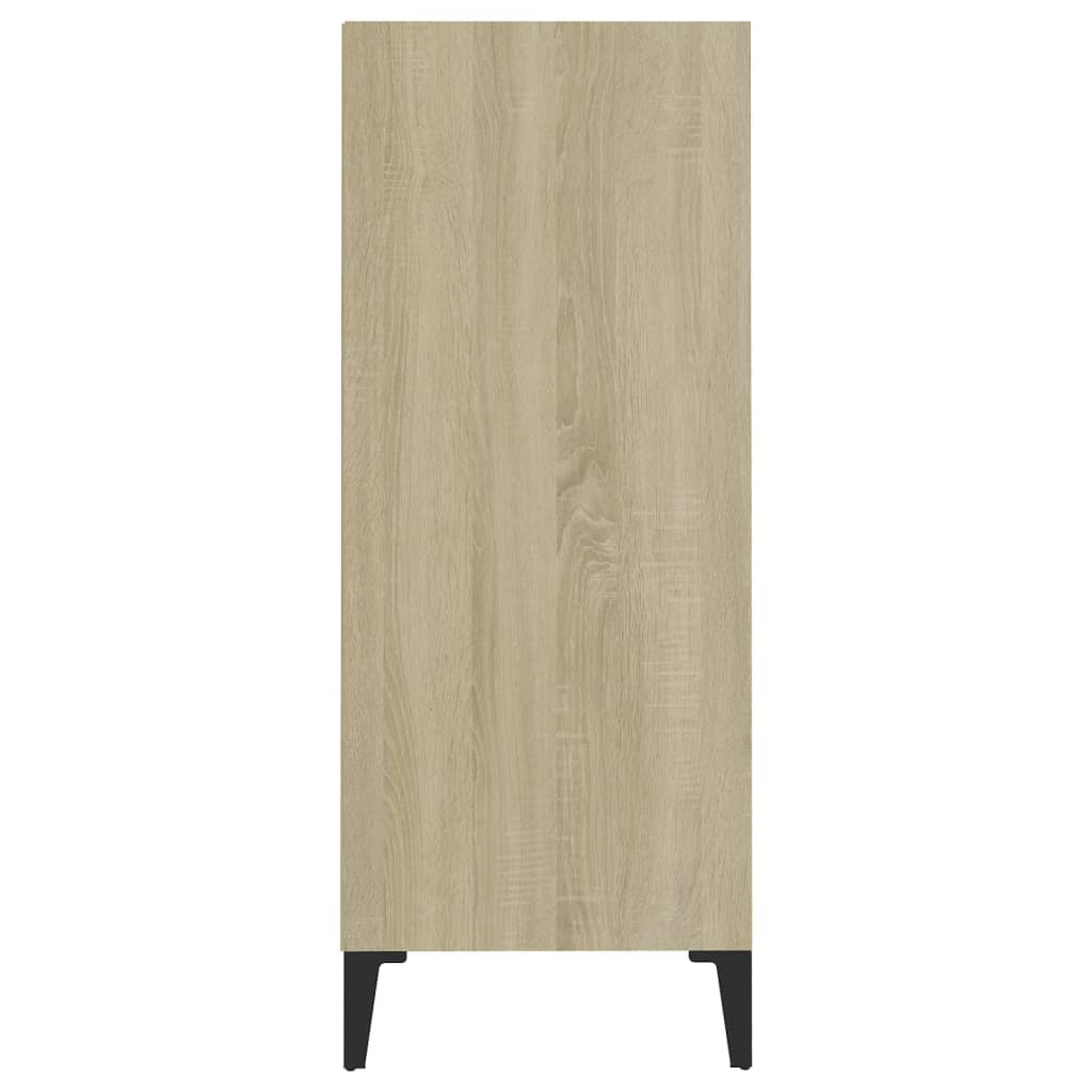 vidaXL Komoda, dub sonoma 57x35x90 cm, kompozitné drevo