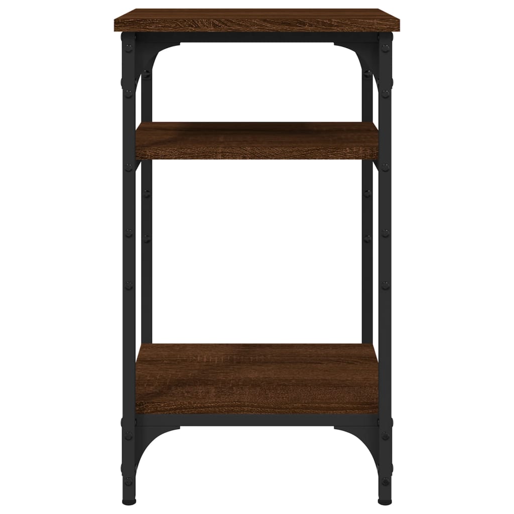 vidaXL Bočný stolík hnedý dub 35x30x60 cm spracované drevo