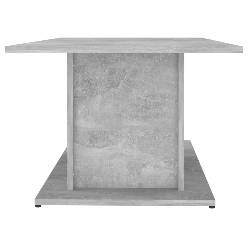 vidaXL Konferenčný stolík betónový sivý 102x55,5x40 cm drevotrieska