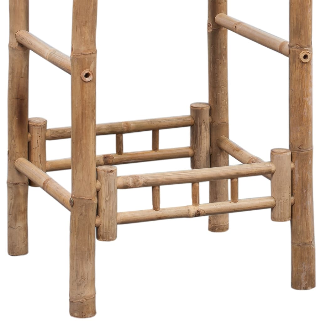vidaXL Barové stoličky 2 ks, bambus
