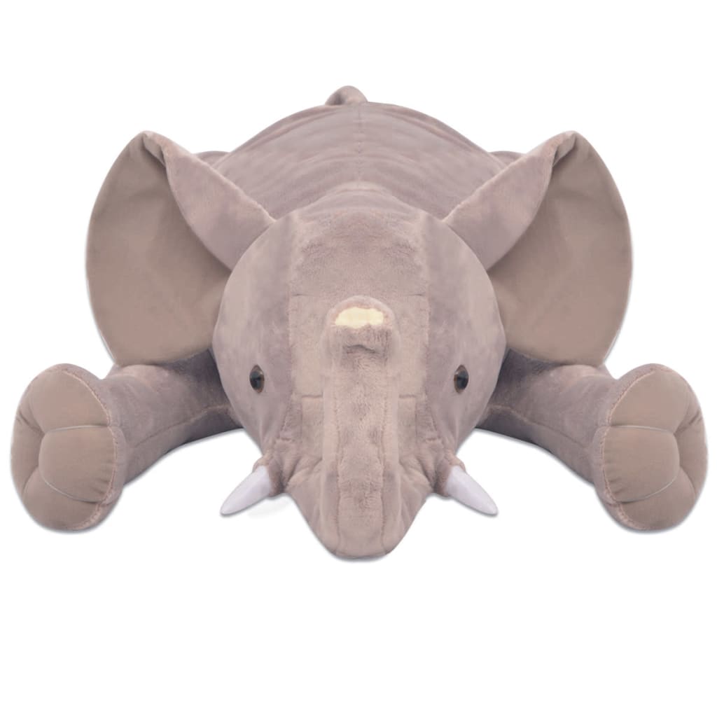 vidaXL Hračka plyšový slon, XXL, 120 cm