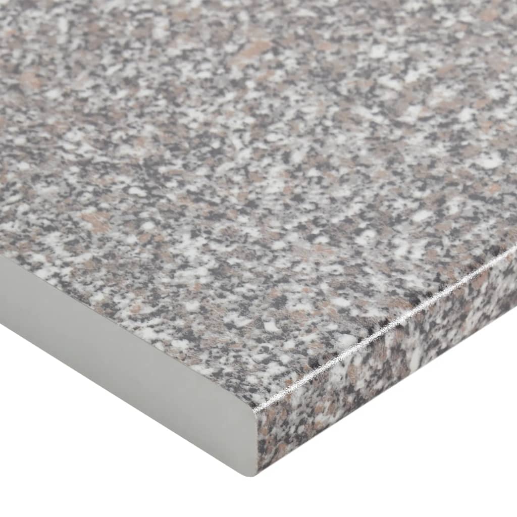vidaXL Kuchynská rohová doska sivá s granitovou textúrou drevotrieska