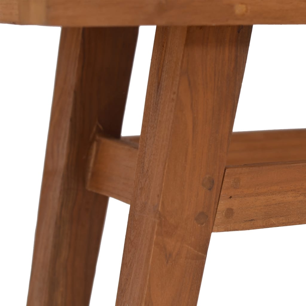 vidaXL Konzolový stolík 110x30x79 cm tíkový masív