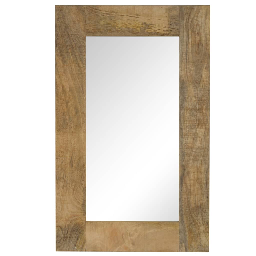 vidaXL Zrkadlo masívne mangovníkové drevo 50x80 cm