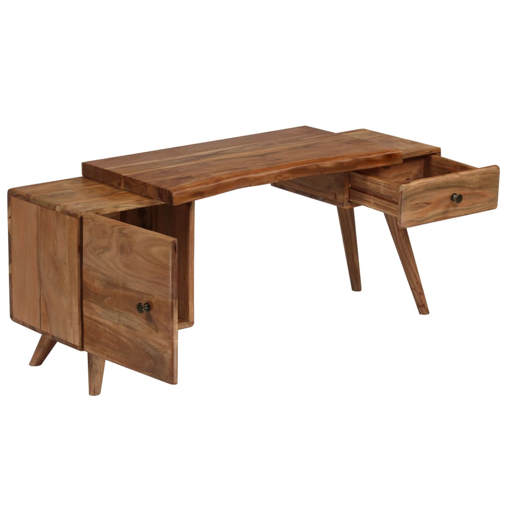 vidaXL Bočný stolík masívne akáciové drevo 120x36x50 cm