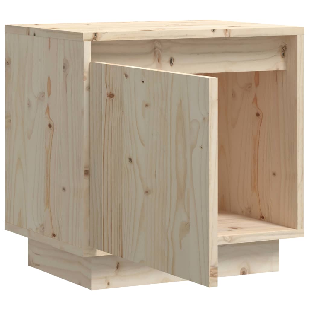 vidaXL Nočný stolík 40x30x40 cm masívne borovicové drevo