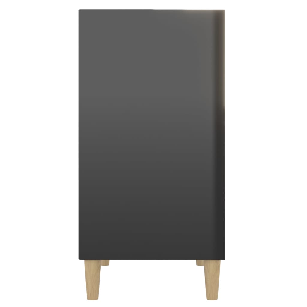 vidaXL Komoda, lesklá čierna 57x35x70 cm, kompozitné drevo