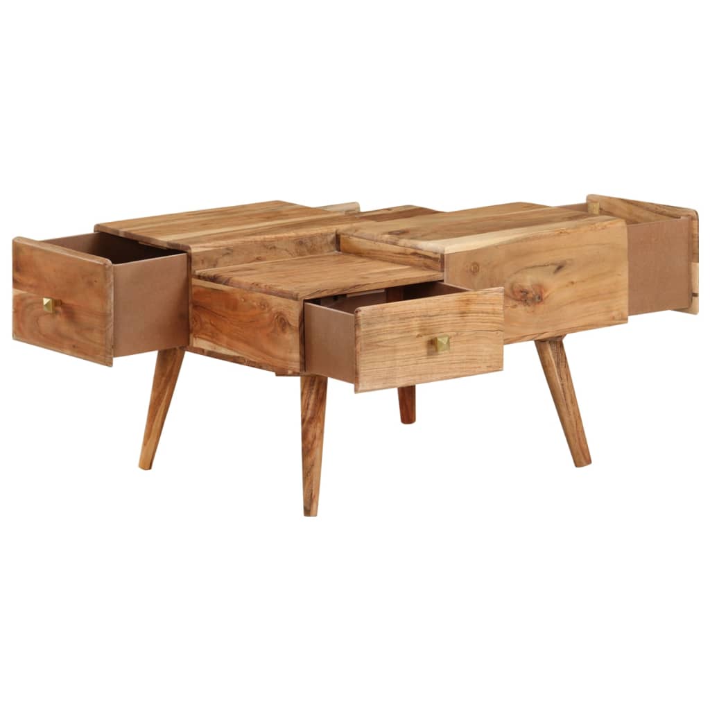 vidaXL Konferenčný stolík 70x60x42 cm masívne akáciové drevo
