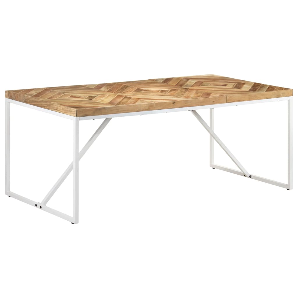 vidaXL Jedálenský stôl 180x90x76 cm akáciový a mangovníkový masív