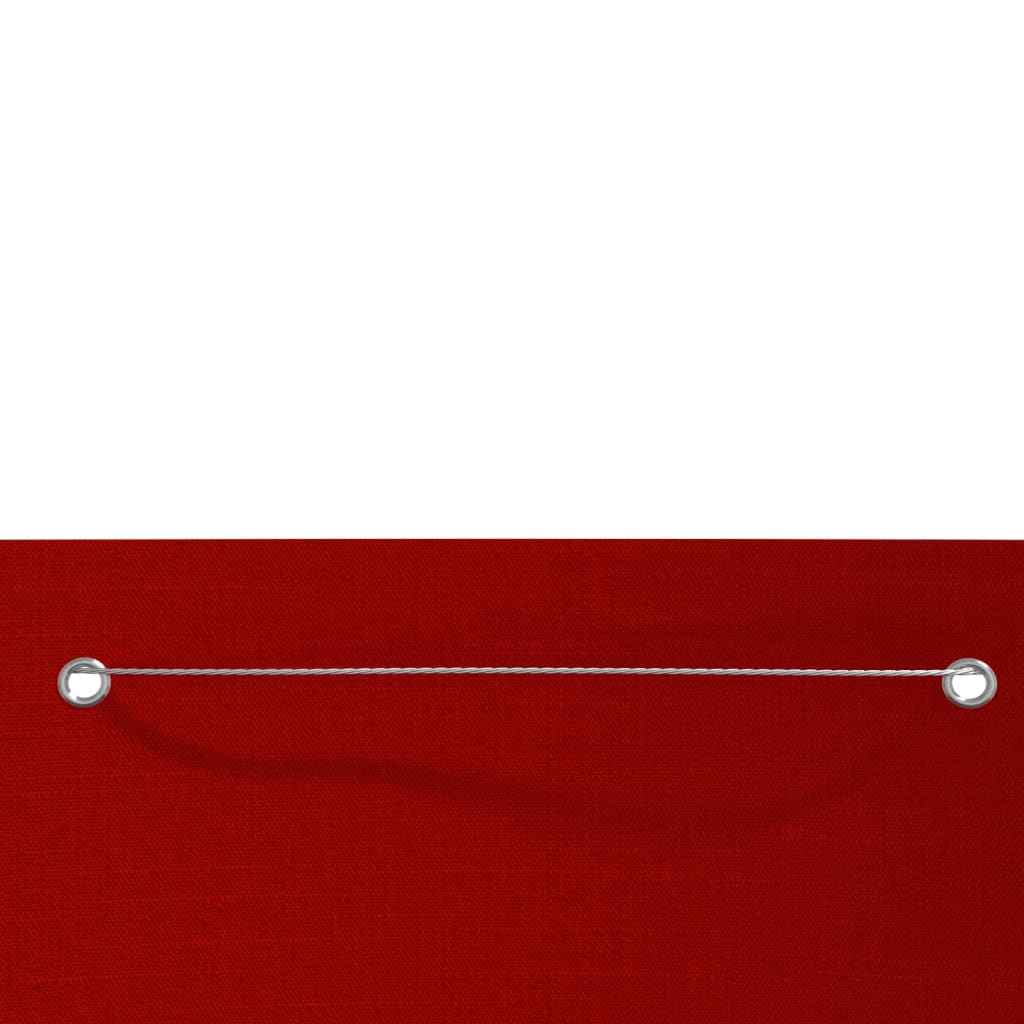 vidaXL Balkónová markíza červená 100x240 cm oxfordská látka