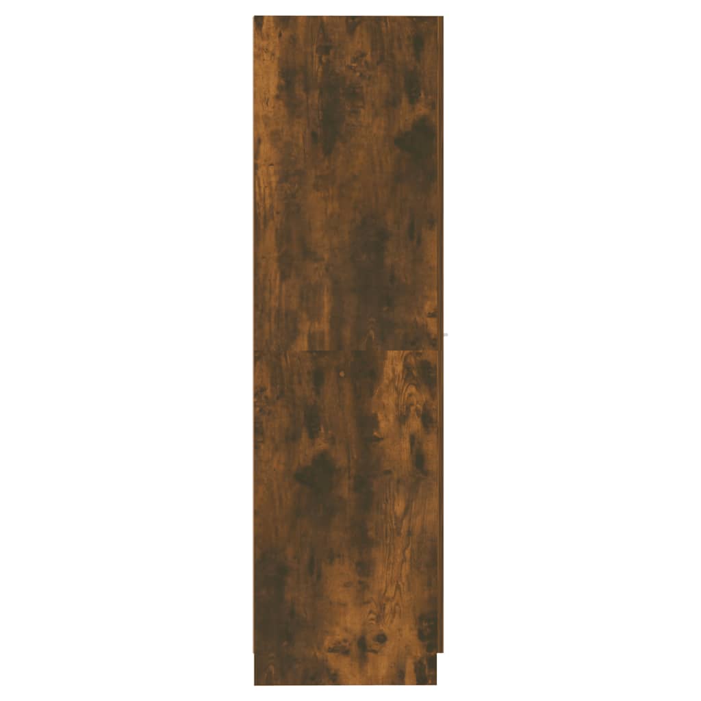 vidaXL Skrinka na lieky dymový dub 30x42,5x150 cm spracované drevo
