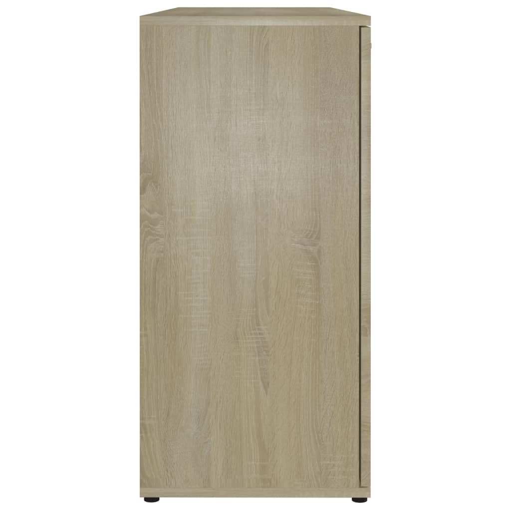 vidaXL Komoda, dub sonoma 120x35,5x75 cm, kompozitné drevo