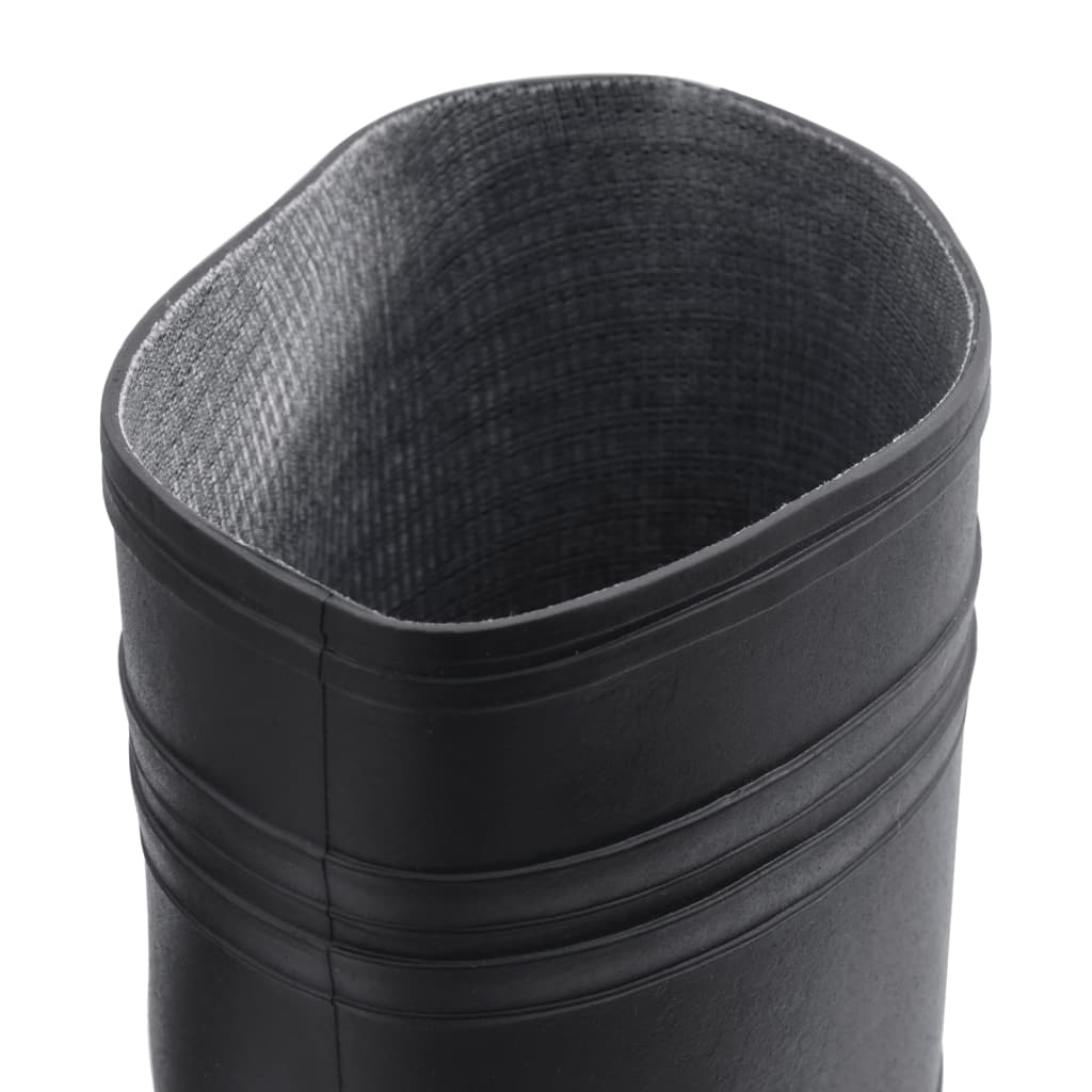 vidaXL Topánky do dažďa čierne veľkosť 42 PVC