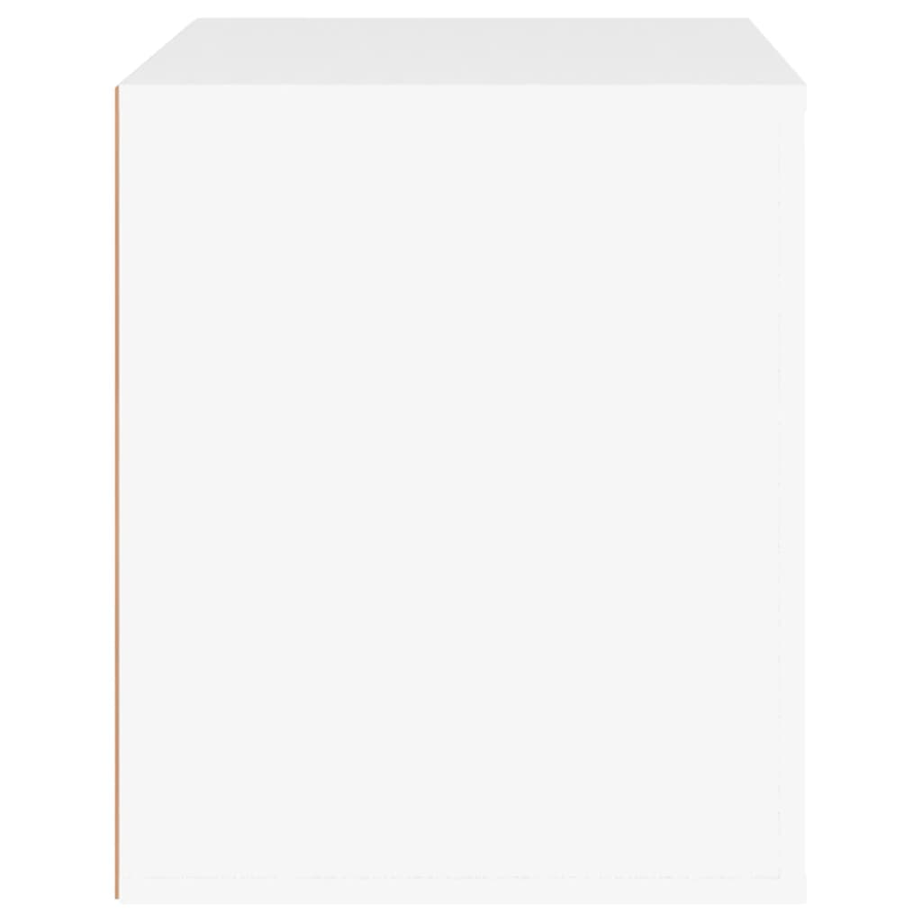vidaXL Nočný stolík biely 50x39x47 cm