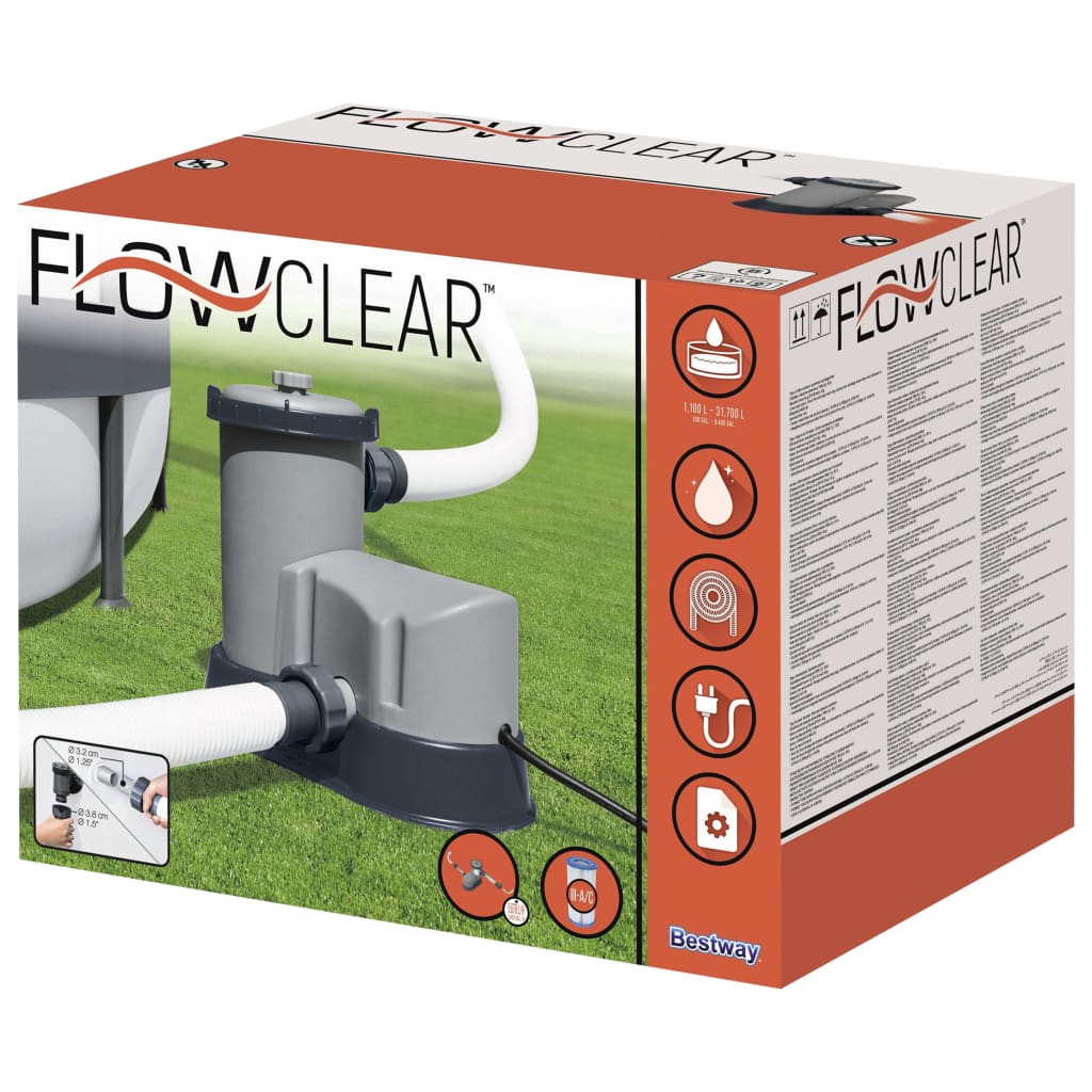 Bestway Flowclear Filtračné čerpadlo do bazéna 5678 l/h