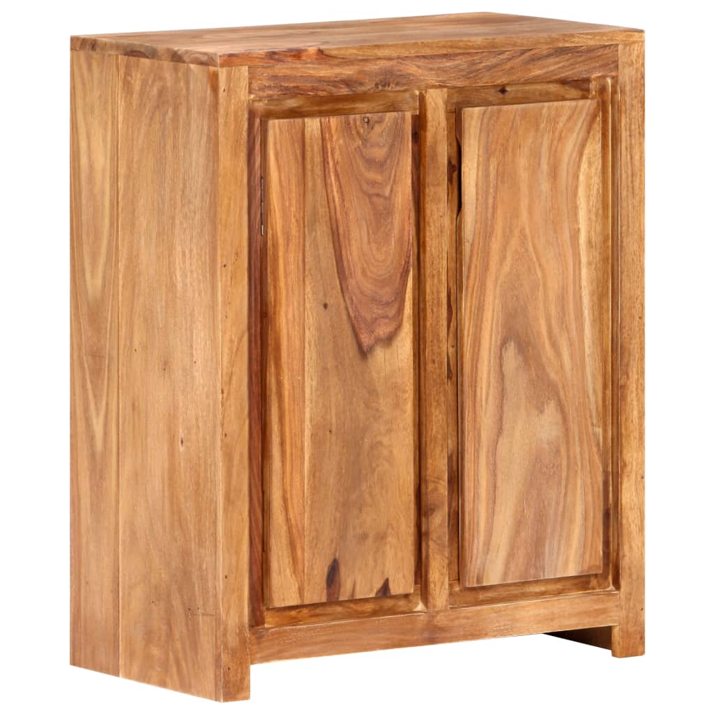 vidaXL Komoda 60x33x75 cm masívne sheesamové drevo