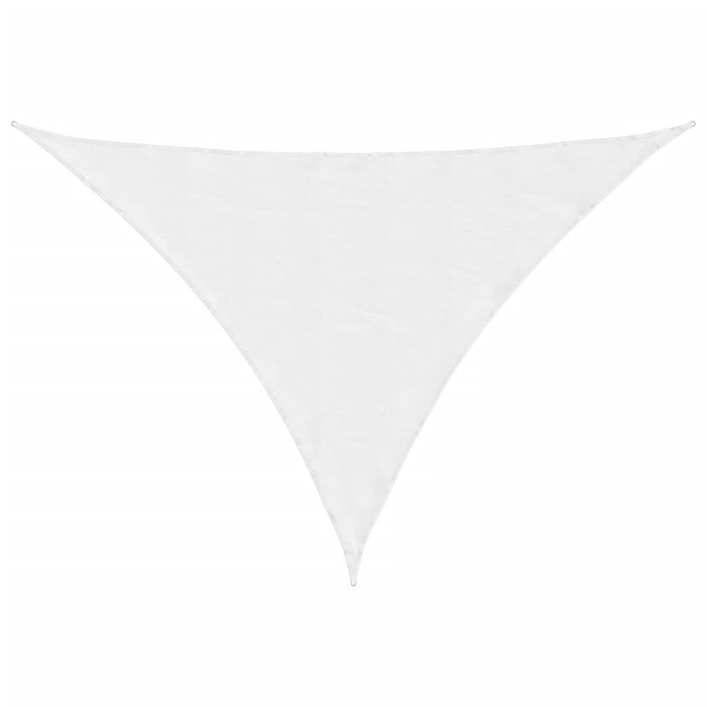 vidaXL Tieniaca plachta, oxford, trojuholníková 3x4x5 m, biela