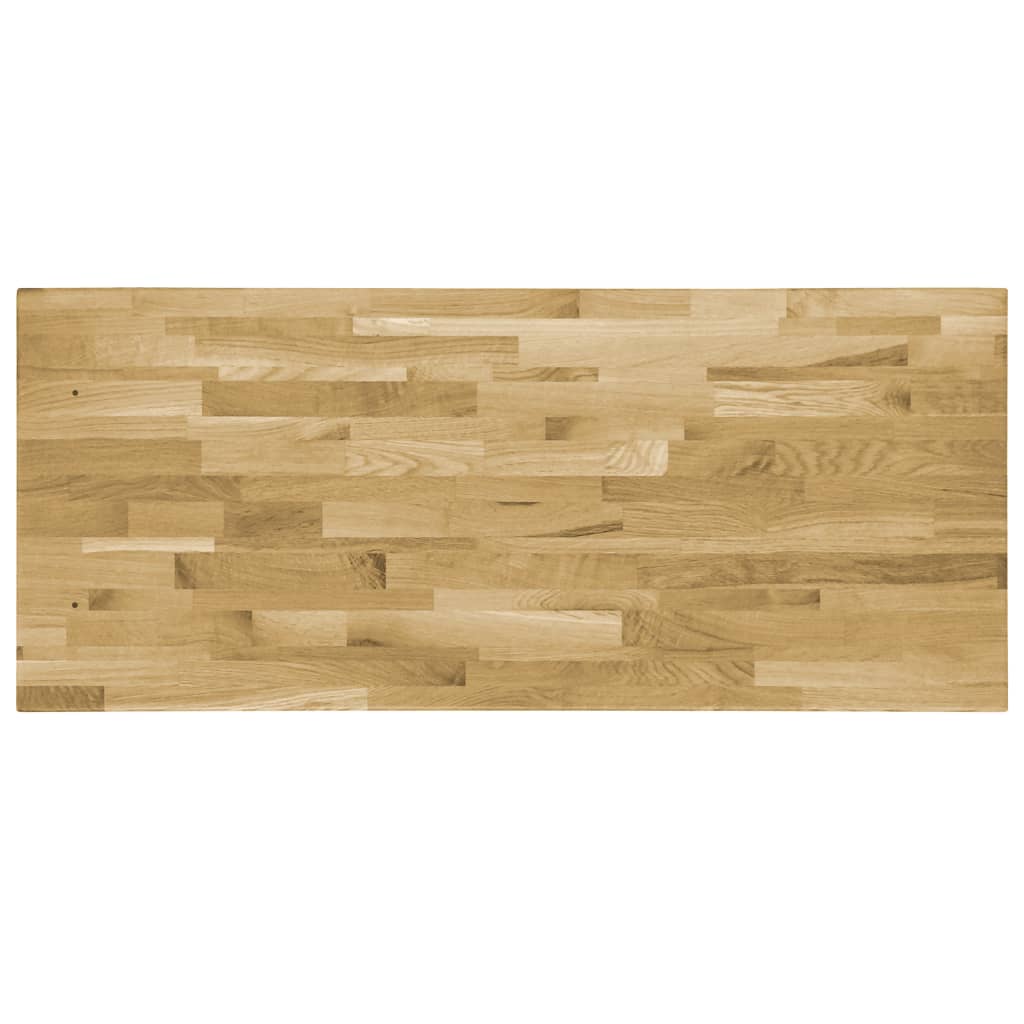 vidaXL Stolová doska dubové drevo obdĺžniková 44 mm 140x60 cm