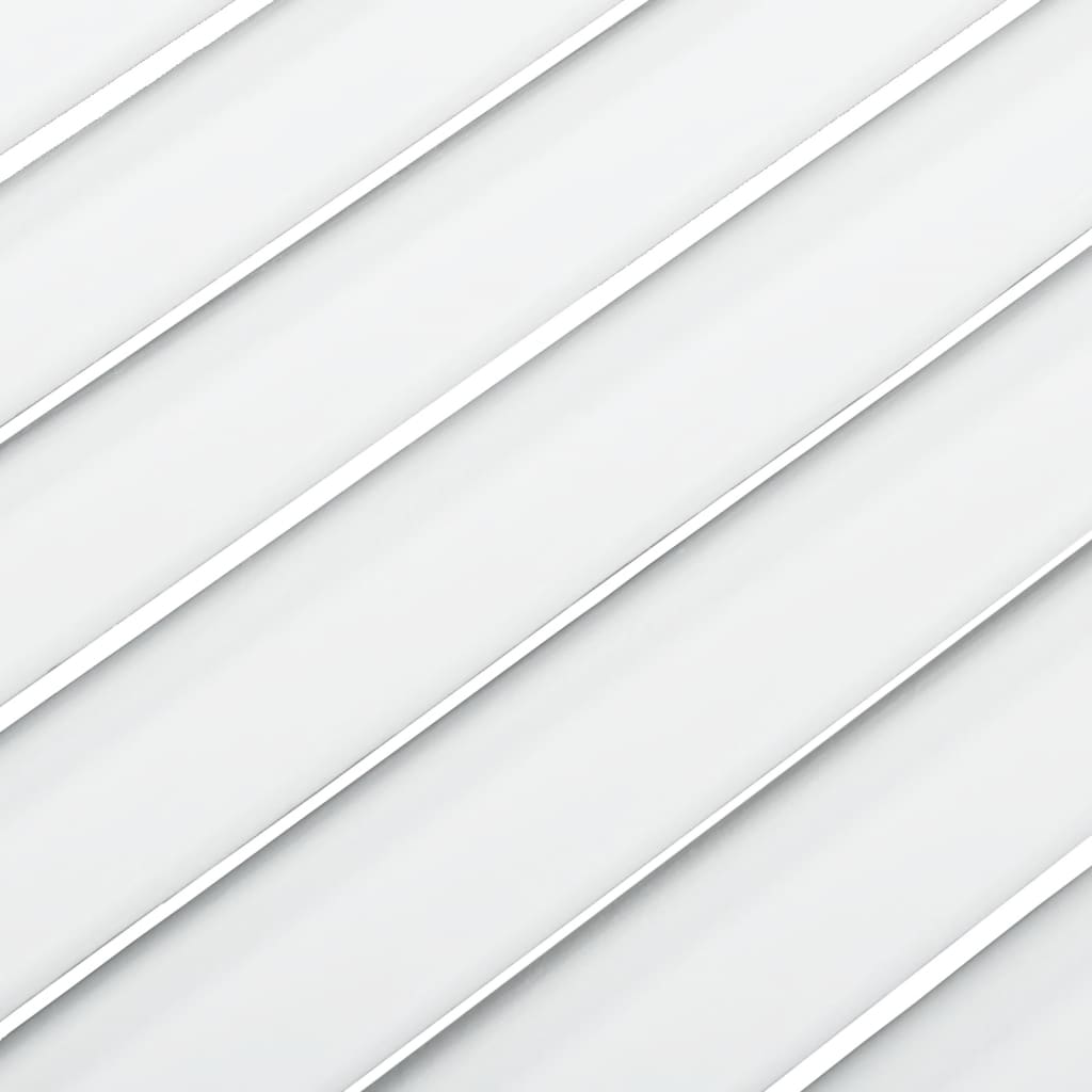 vidaXL Lamelové dvierka na skrinku 4 ks, biele 61,5x59,4 cm, borovica