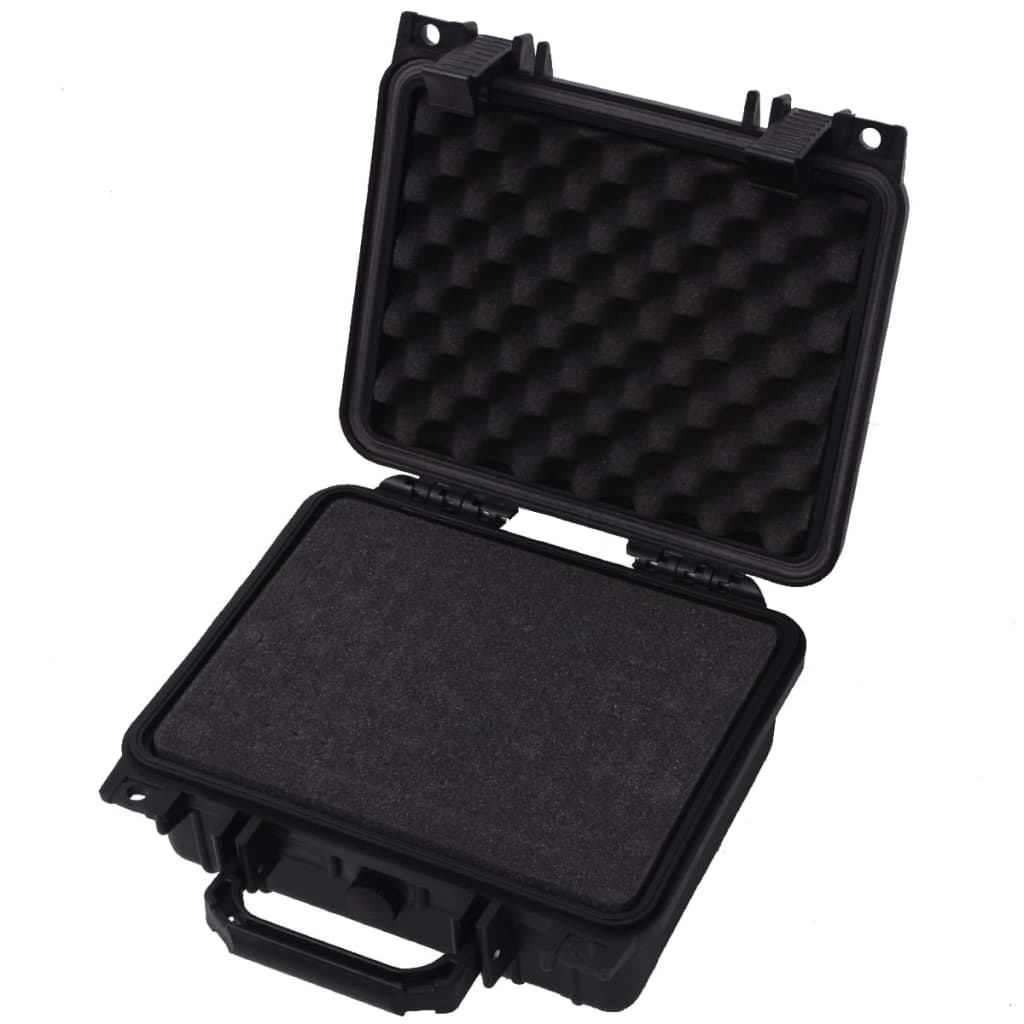 vidaXL Ochranný kufrík na náradie, čierny 27x24,6x12,4 cm
