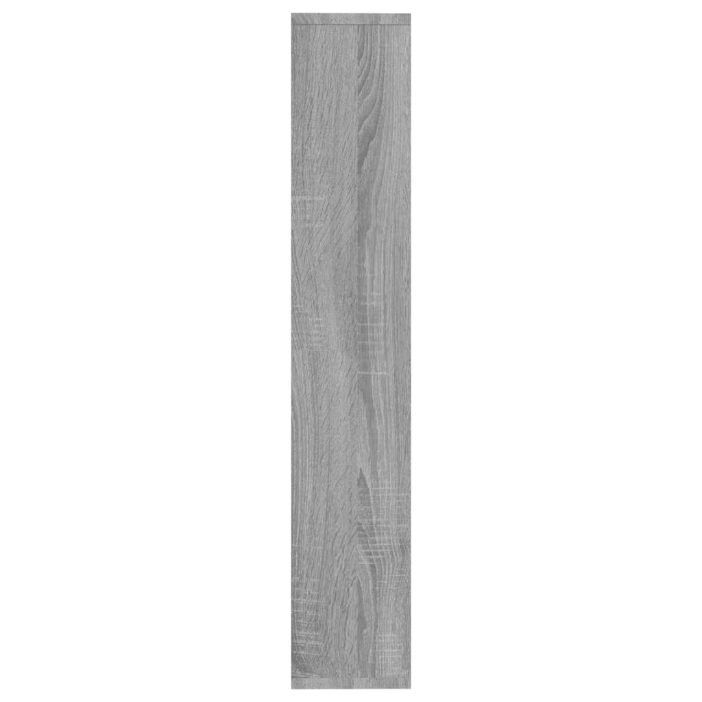 vidaXL Nástenná polica sivá sonoma 36x16x90 spracované drevo