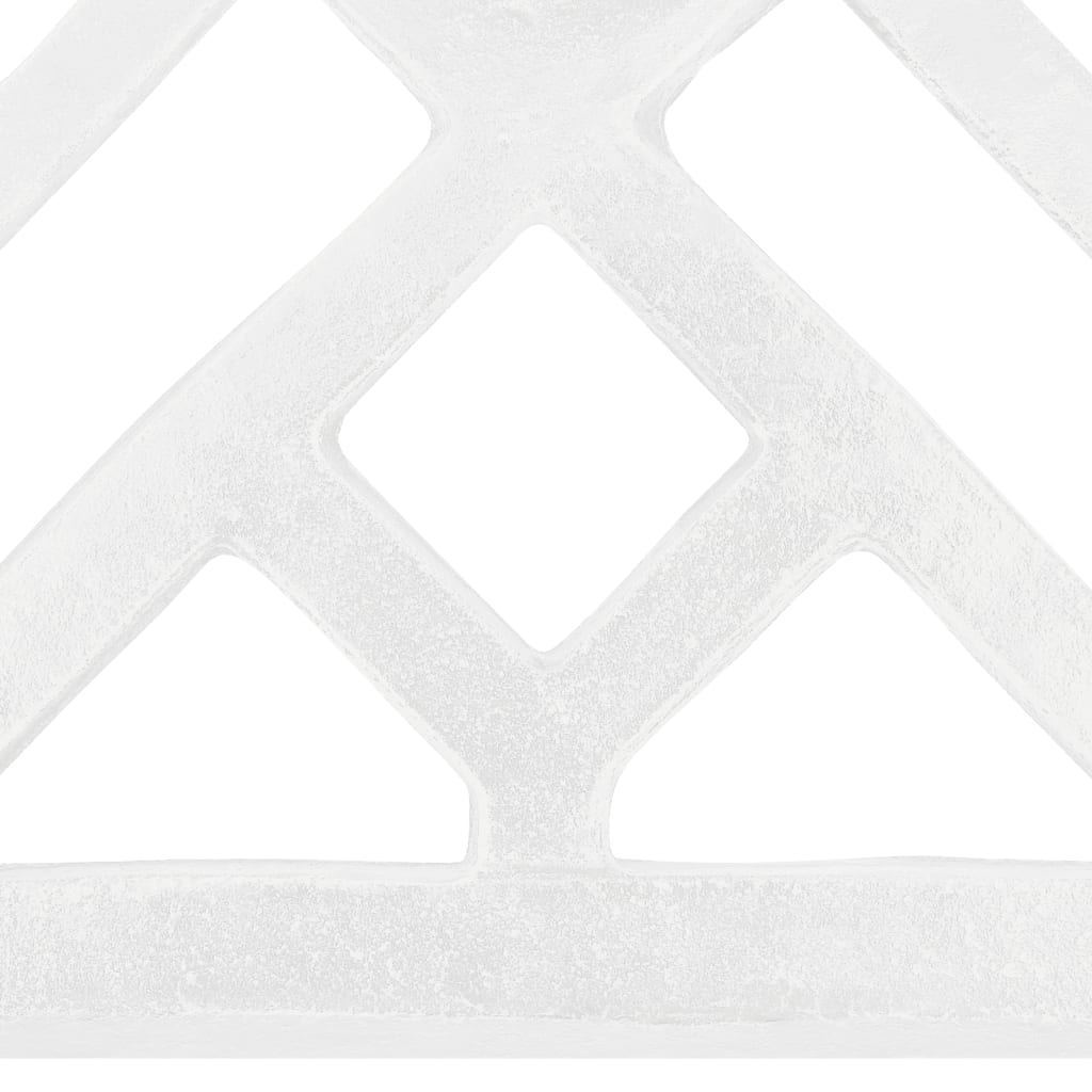 vidaXL Stojan na slnečník, biely 44x44x31 cm, liatina