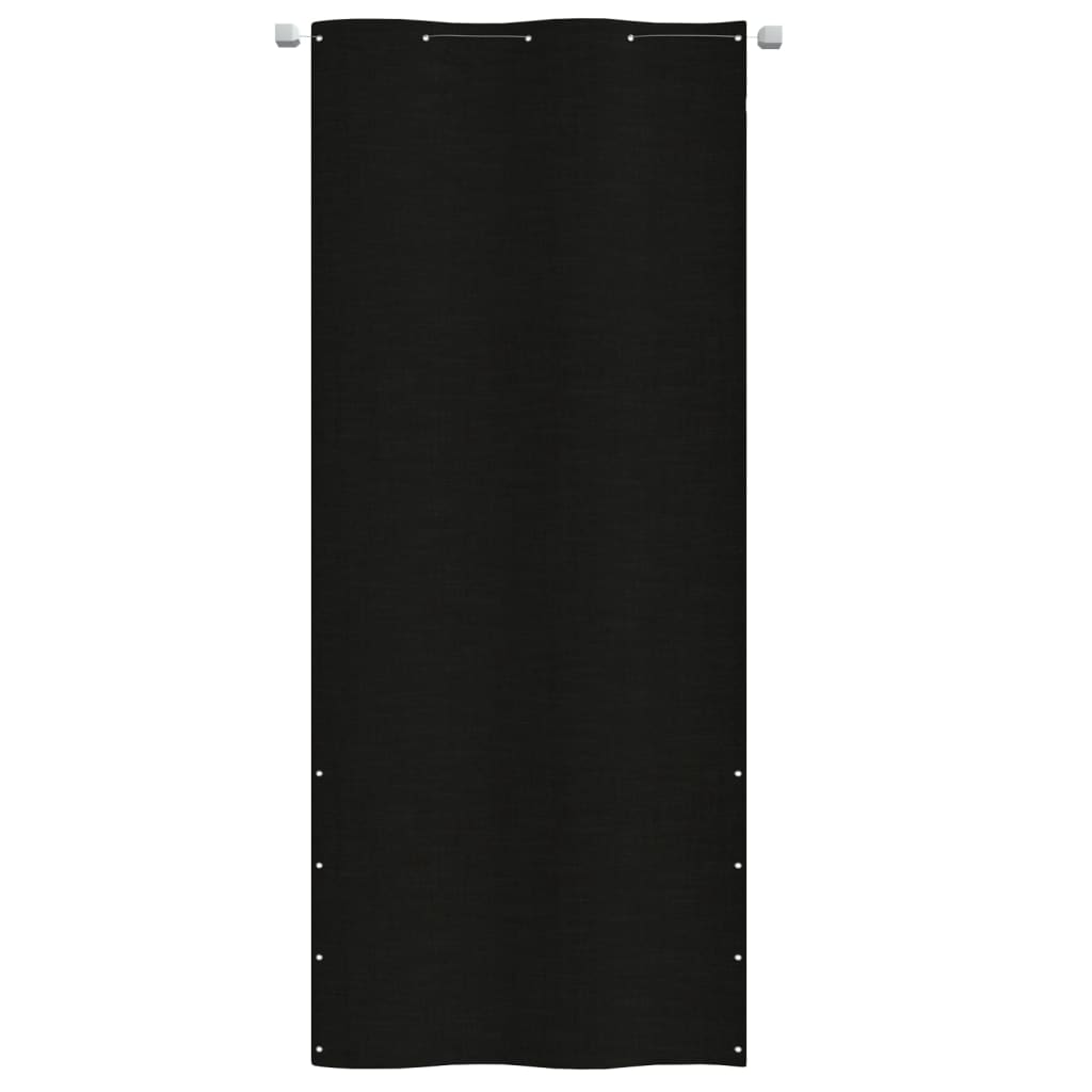 vidaXL Balkónová markíza čierna 100x240 cm oxfordská látka