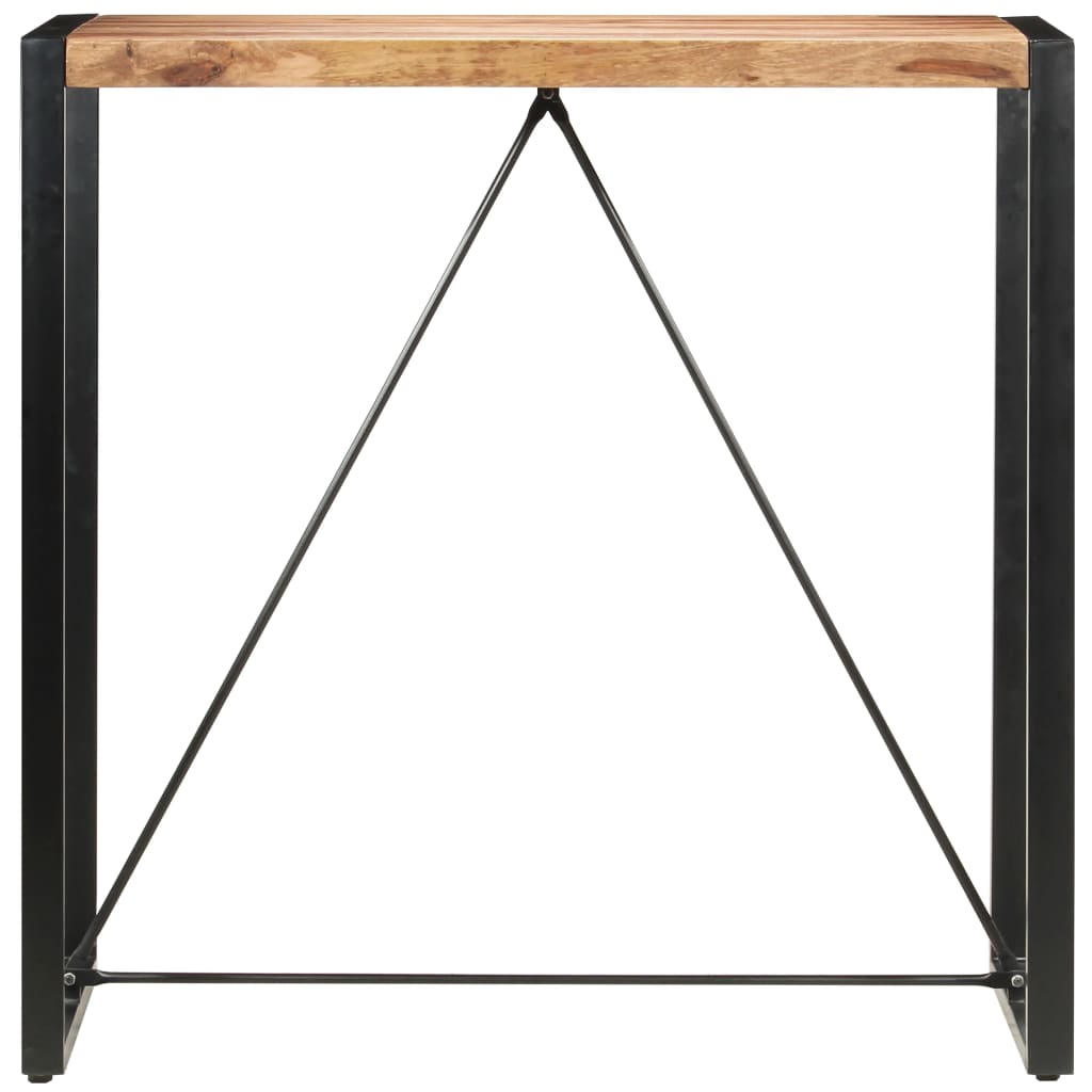 vidaXL Barový stolík 110x60x110 cm masívne sheeshamové drevo