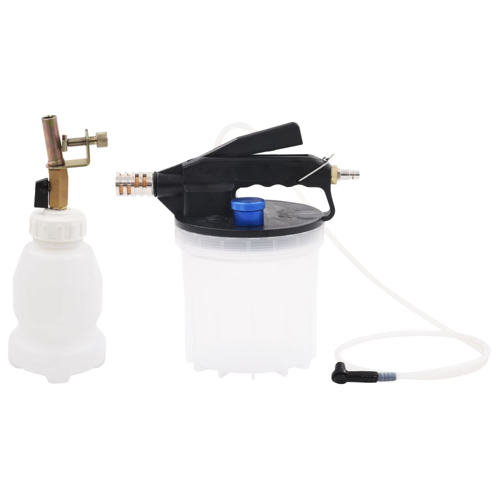 vidaXL Pneumatická odsávačka na odvzdušnenie bŕzd s plniacou fľašou 2 l