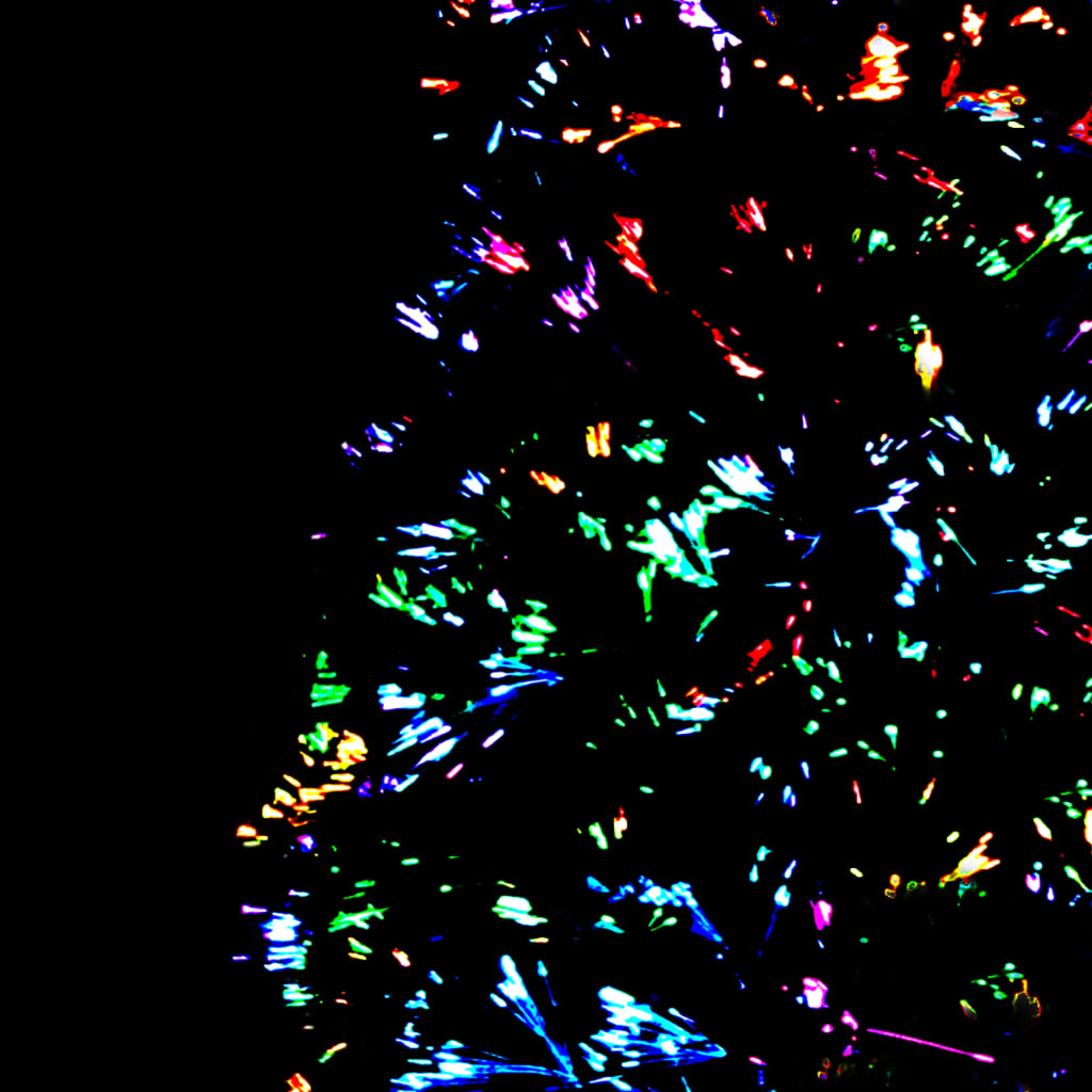 vidaXL Umelý vianočný stromček+stojan, zelený 120 cm, optické vlákno