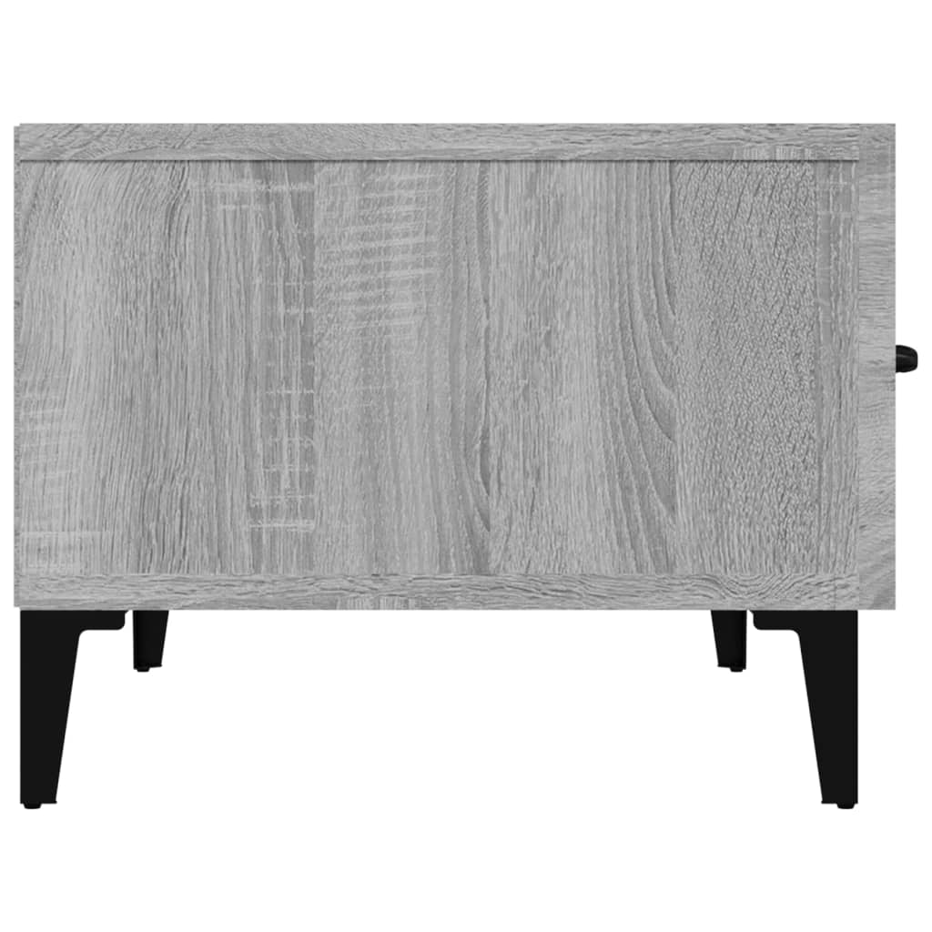vidaXL TV skrinka sivý dub sonoma 150x34,5x30 cm spracované drevo