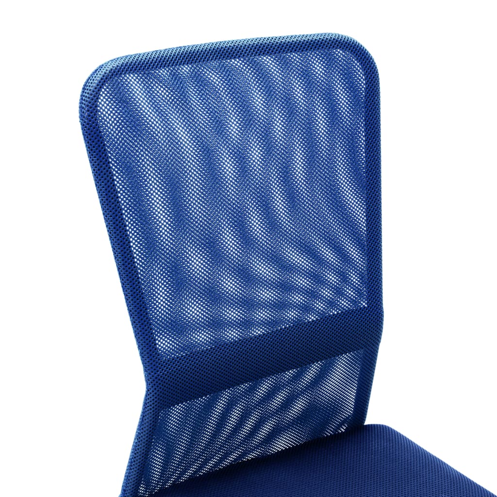 vidaXL Kancelárska stolička modrá 44x52x100 cm sieťovinová látka
