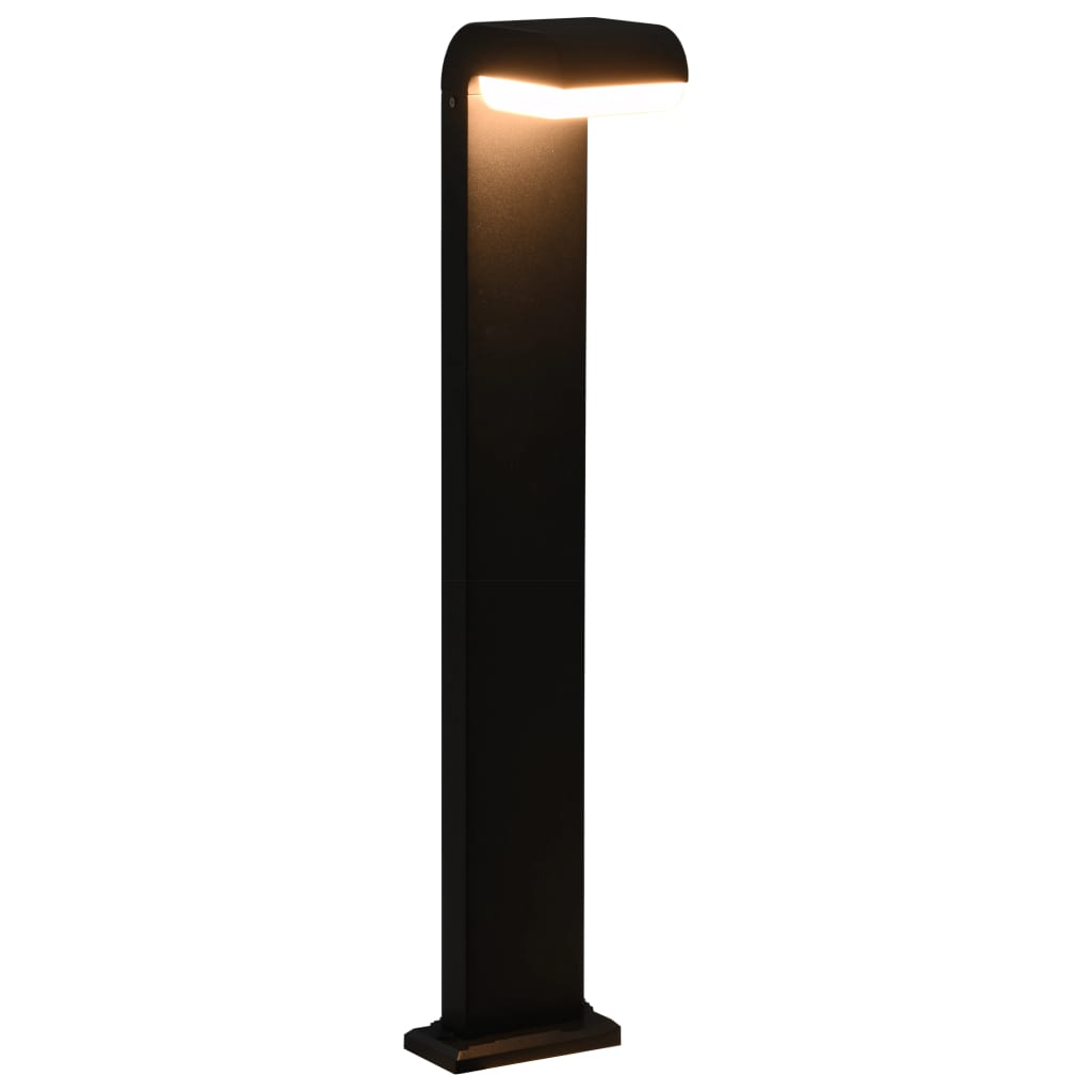 vidaXL Vonkajšia LED lampa 9 W, čierna, oválna