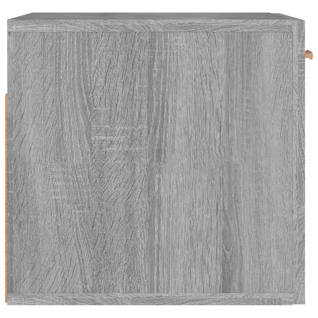 vidaXL Nástenná skrinka sivý dub sonoma 80x35x36,5 cm spracované drevo
