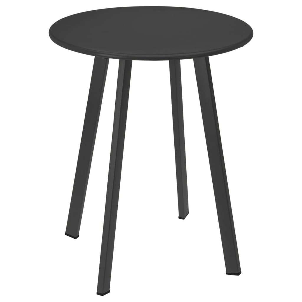 ProGarden Odkladací stolík 40x49 cm, matný, tmavosivý