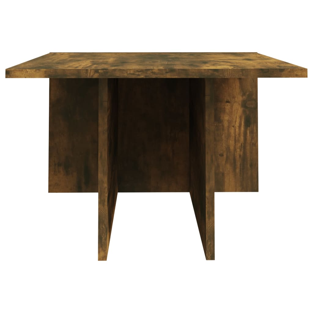 vidaXL Konferenčný stolík dymový dub 111,5x50x33 cm spracované drevo