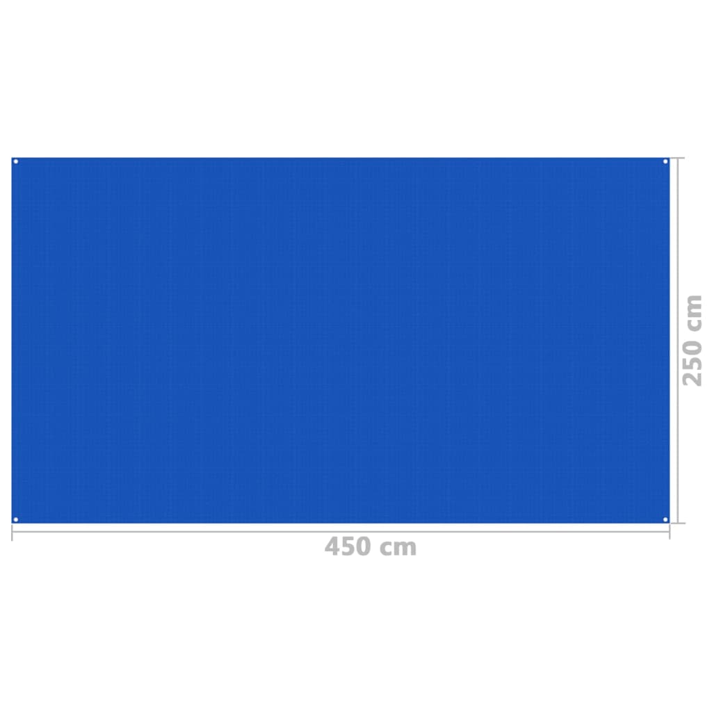 vidaXL Koberec do stanu 250x450 cm modrý