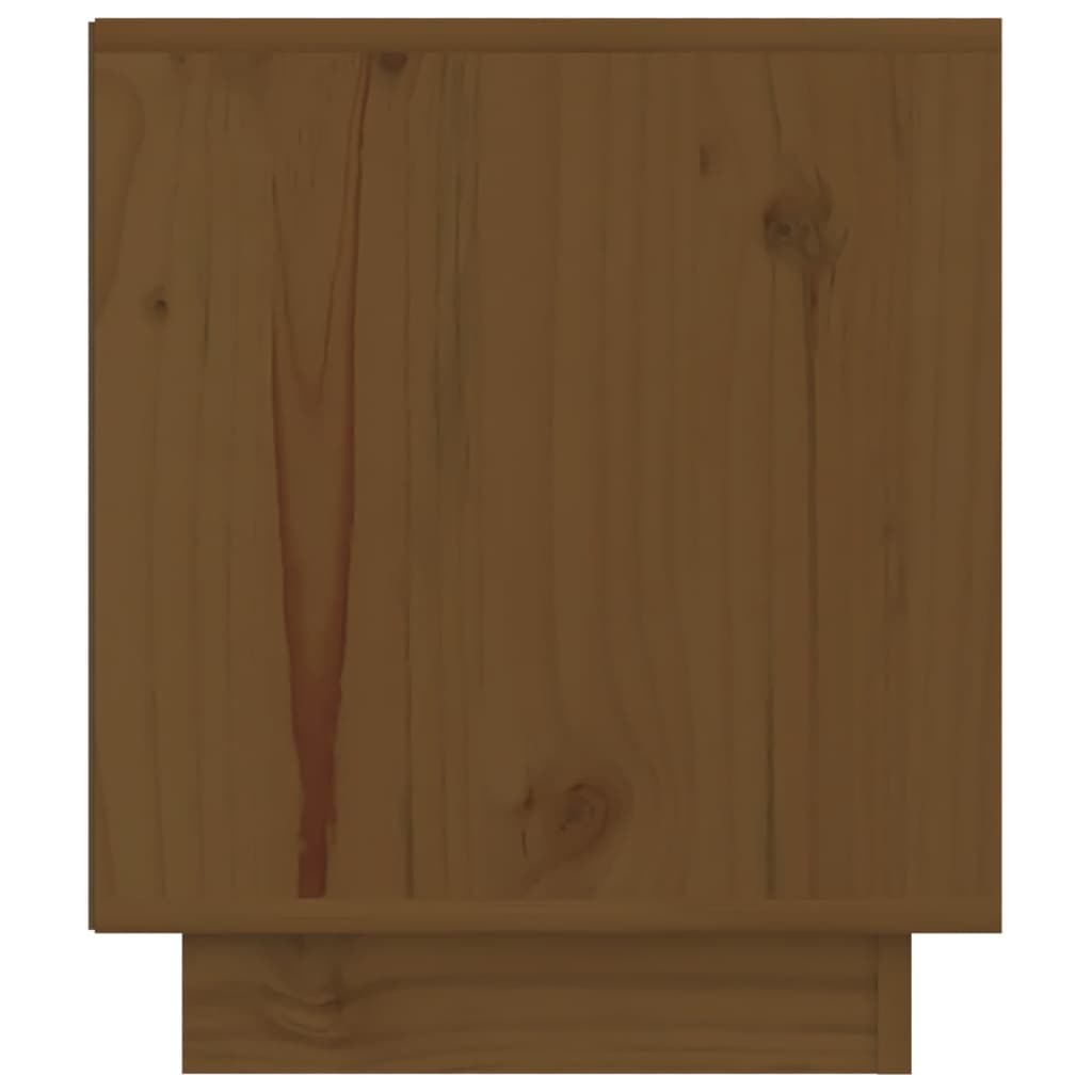 vidaXL Nočné stolíky 2 ks medovo-hnedé 40x34x40 cm borovicové drevo