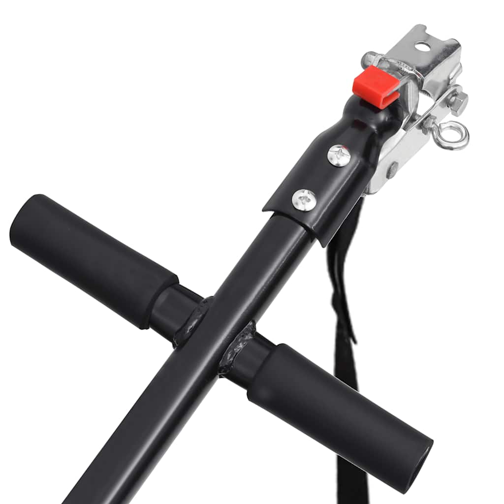 vidaXL Príves na bicykel, čierny 50 l