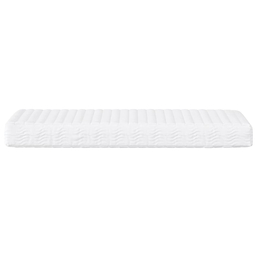 vidaXL Denná posteľ s matracom sivohnedá 100x200 cm látka