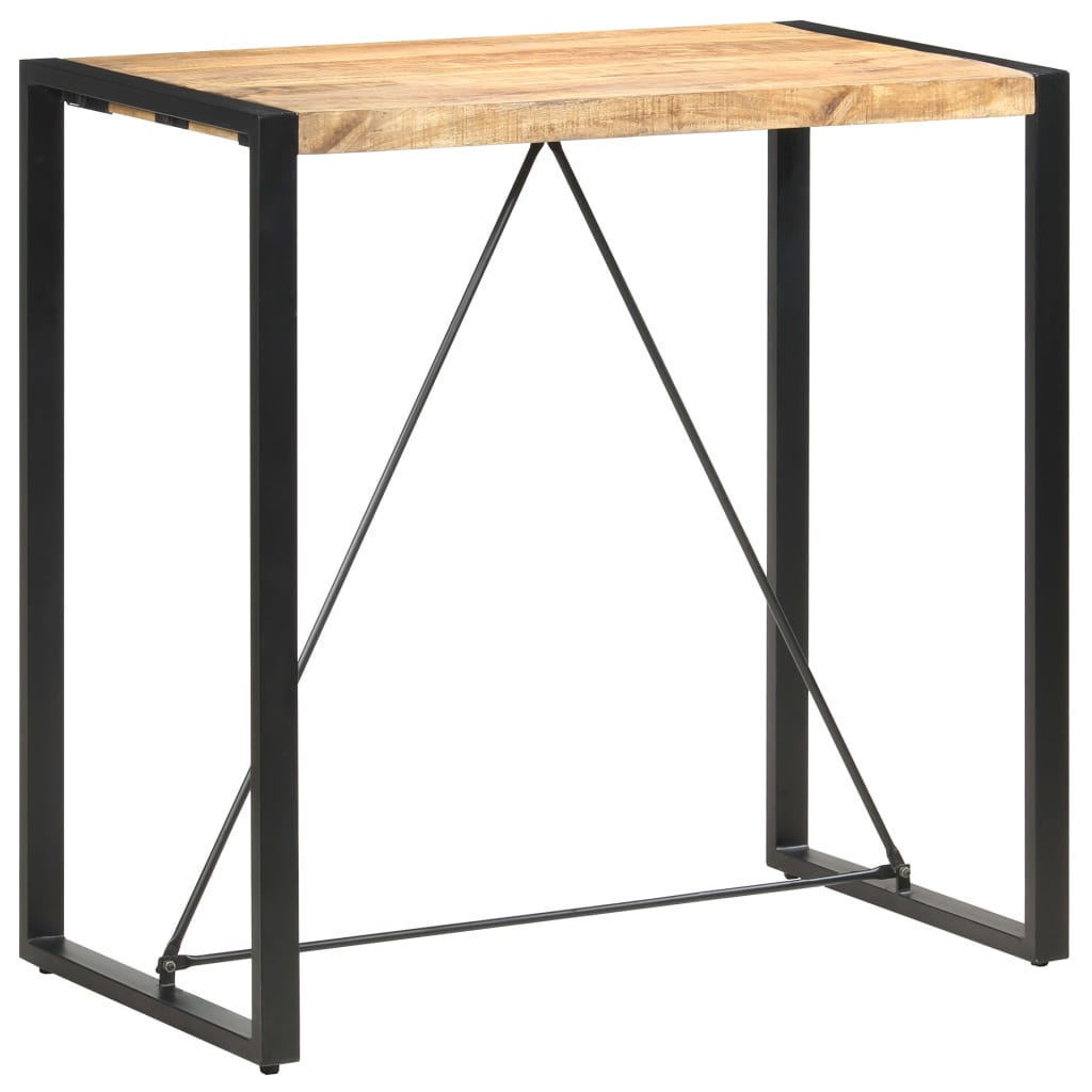 vidaXL Barový stolík 110x60x110 cm masívne mangovníkové drevo