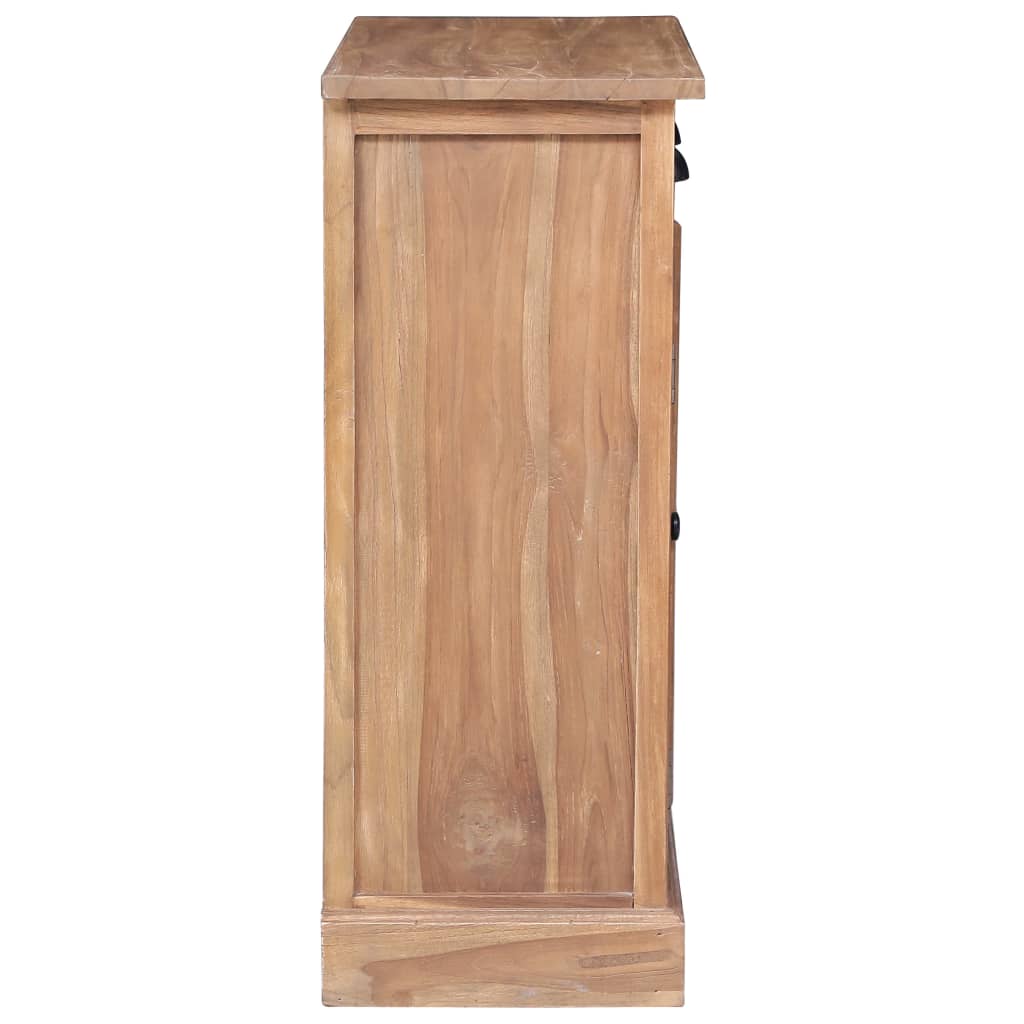 vidaXL Bočná skrinka 65x30x75 cm masívne teakové drevo