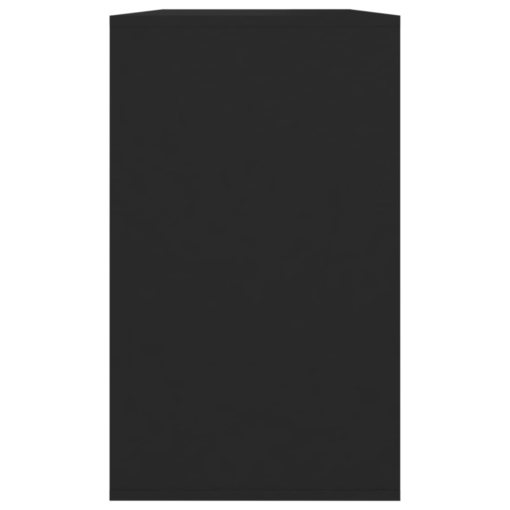 vidaXL Komoda čierna 120x41x75 cm drevotrieska