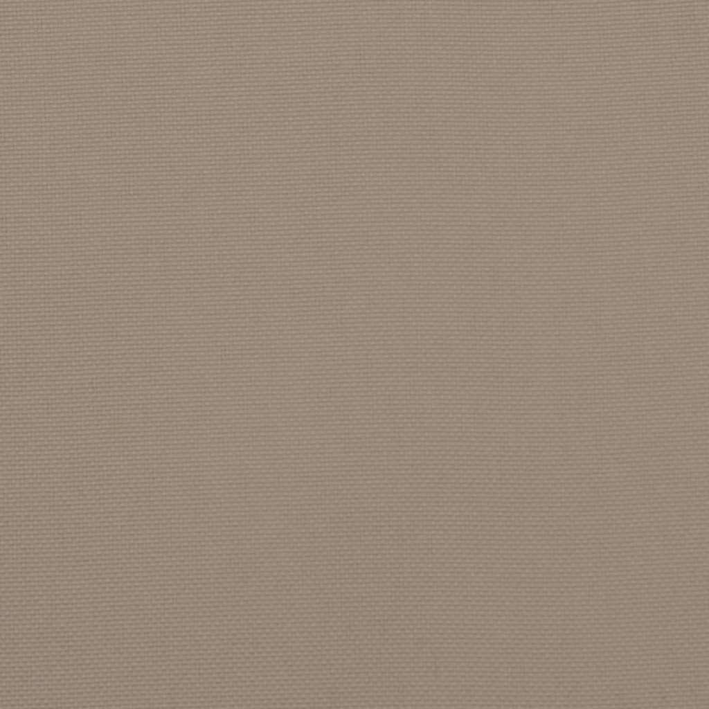 vidaXL Podložka na kreslo na terasu, sivohnedá (75+105)x50x3 cm
