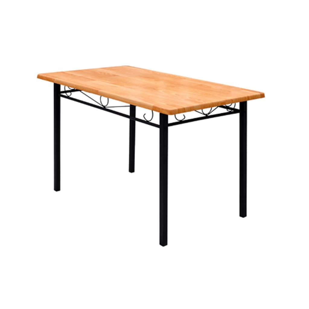 Jedálenský stôl a stoličky mierne hnedá farba dreva