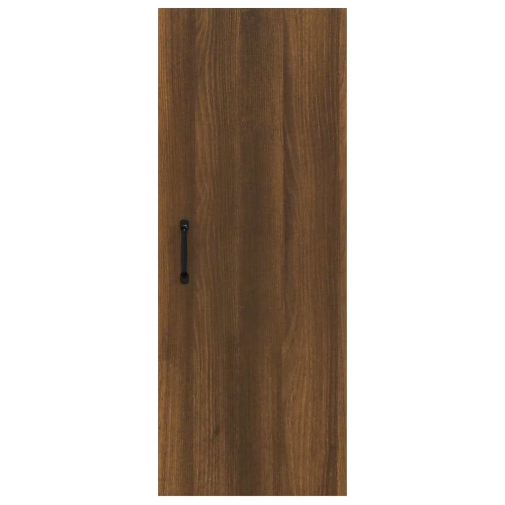 vidaXL Nástenná skrinka hnedý dub 34,5x34x90 cm spracované drevo