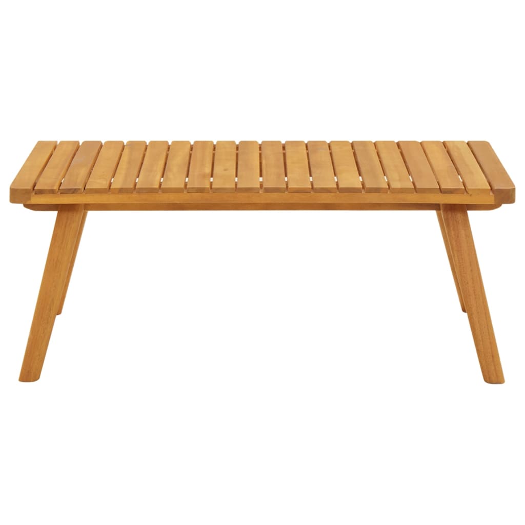 vidaXL Záhradný konferenčný stolík 90x55x35 cm masívne akáciové drevo