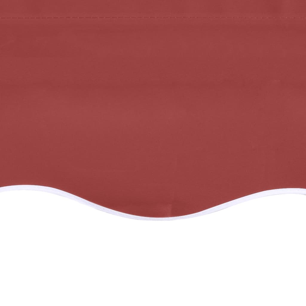 vidaXL Náhradná látka na markízu burgundská červená 4,5x3,5 m