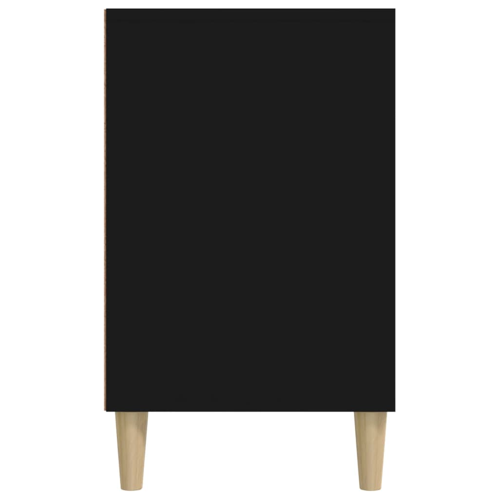 vidaXL Botník čierny 102x36x60 cm spracované drevo